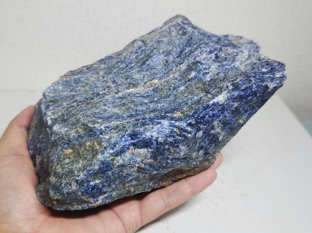 ソーダライト 2.6kg ラピスラズリ 原石 鑑賞石 自然石 鉱物 誕生石 水石