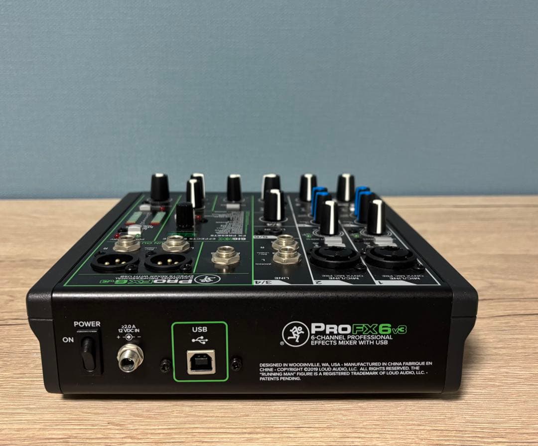 MACKIE PROFX6 v3 アダプター、取説、箱付き、動作確認済み