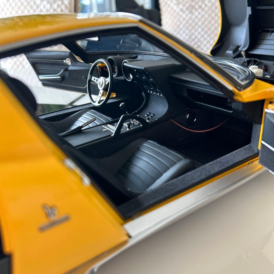 貴重品❗️1/8 ランボルギーニ ミウラ イエローコレクションとしても高い価値