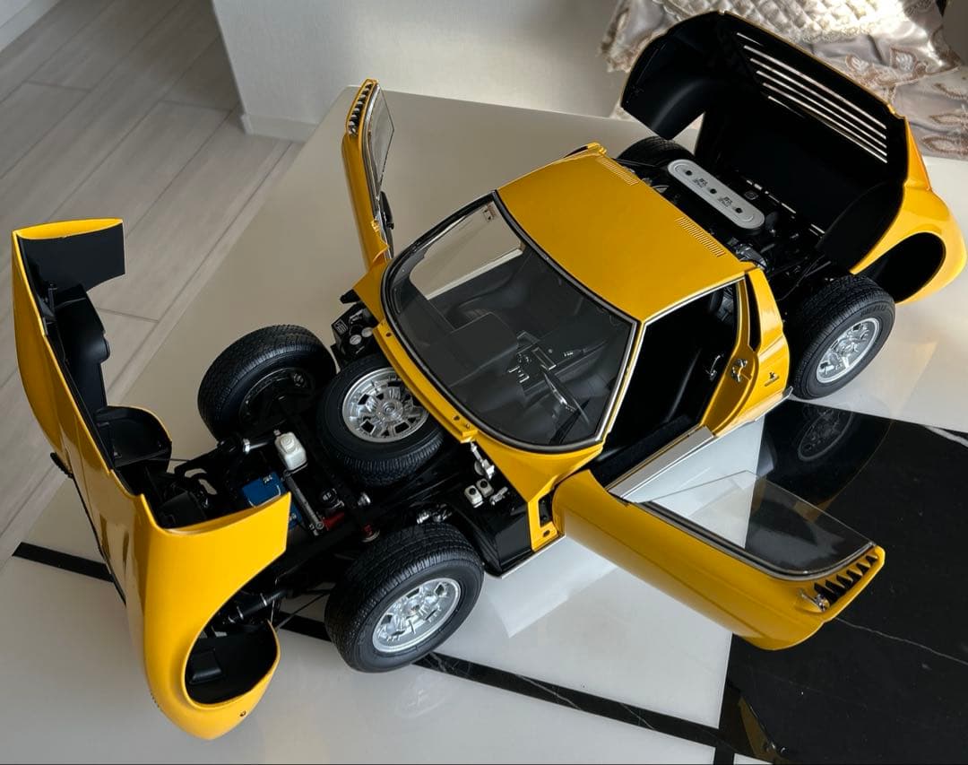 貴重品❗️1/8 ランボルギーニ ミウラ イエローコレクションとしても高い価値