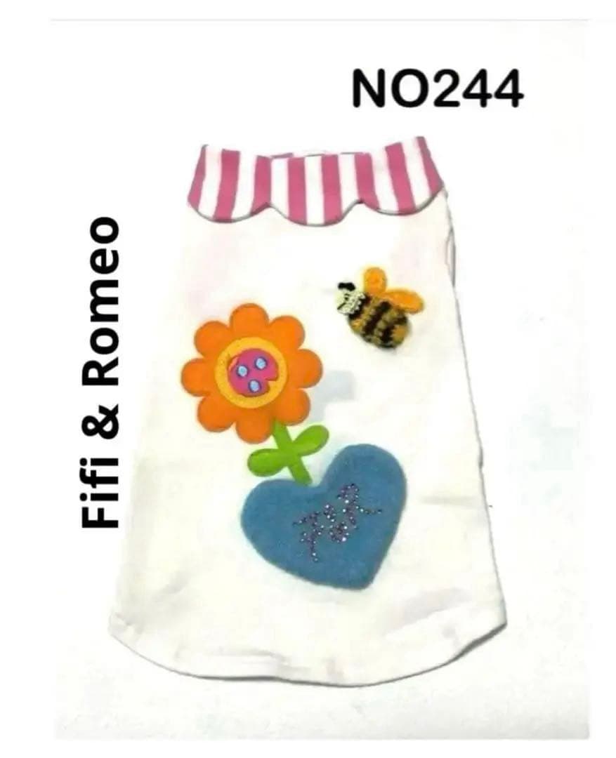 Fifi&Romeoフィフィアンドロメオ 　　　ひまわり&蜂 カシミアハート