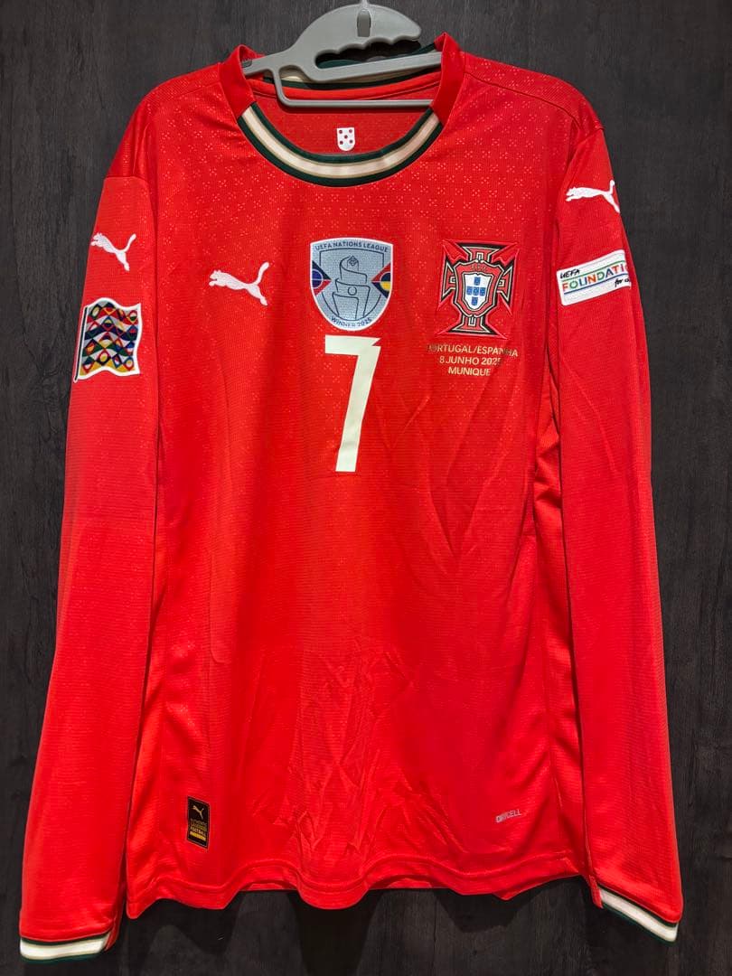 ロナウド　ポルトガル代表　ユニフォーム　長袖