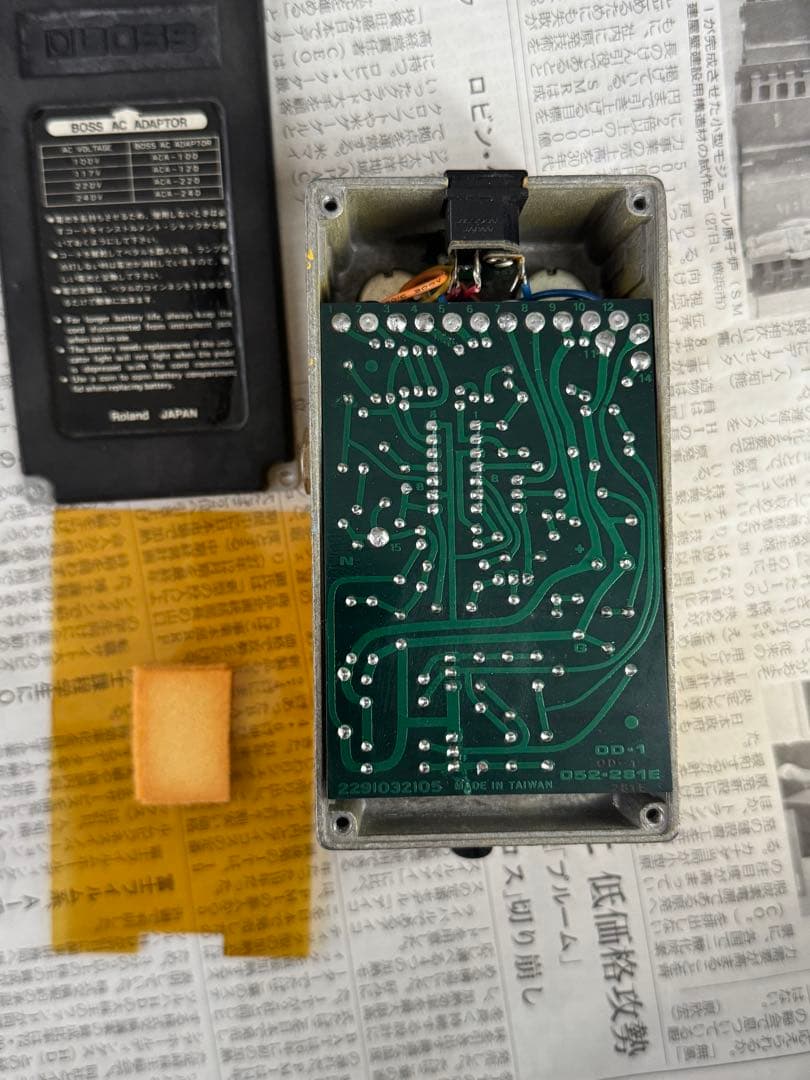 BOSS OD-1 80年代初期 RolandJAPAN NEC C4558C