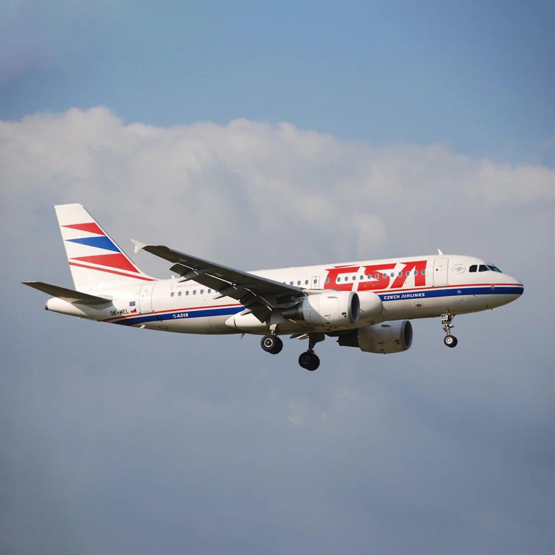 チェコ航空 Aviationtag A319-100 赤色