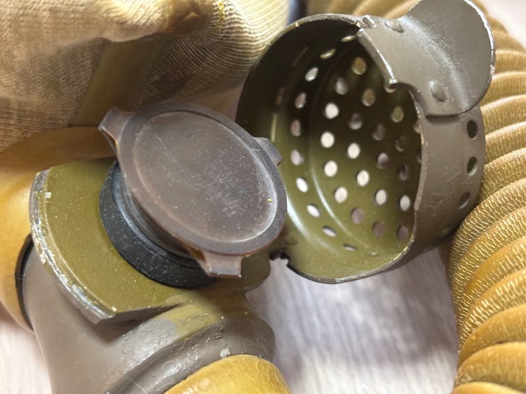 日本軍 陸軍 九九式 防毒面 昭和19年製 未使用品