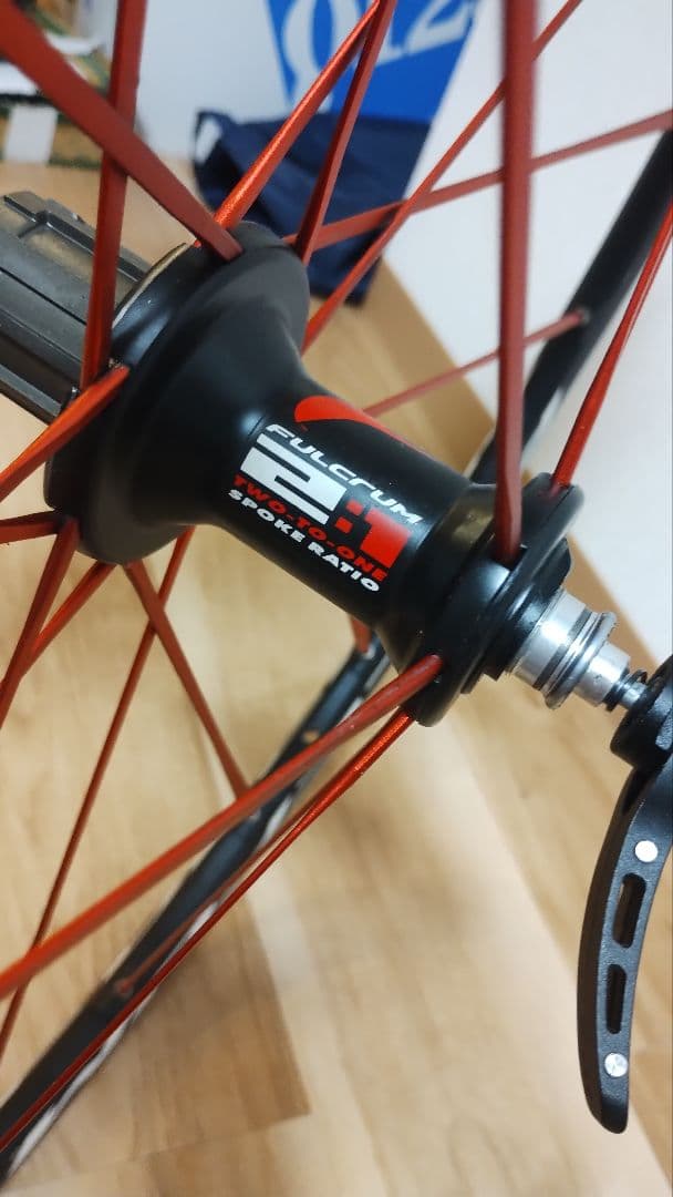 美品　FULCRUM フルクラム Racing ZERO C15 レッドスポーク