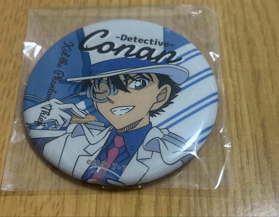名探偵コナン 缶バッジ 怪盗キッド クッキー
