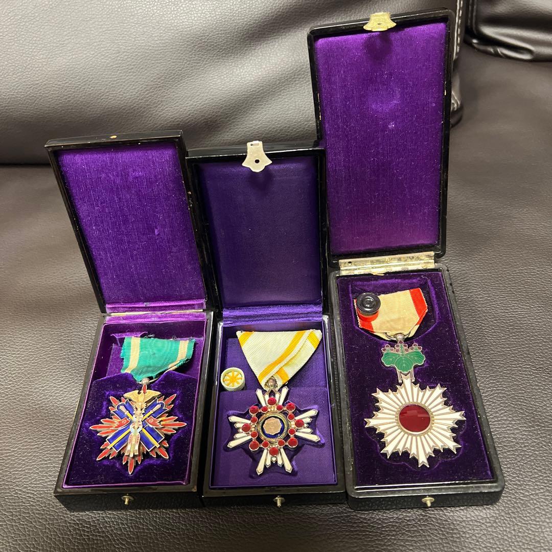 『アラレ３号』　大日本帝国 旧日本軍　功四級金鵄勲章　勲六等単光旭日章