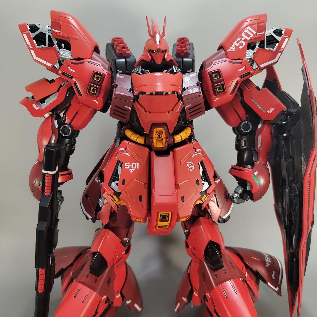 【全塗装完成品】MG 1/100 MSN-04 サザビーVer.ka