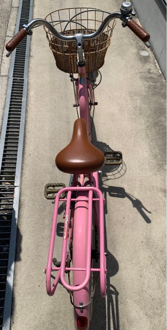 ダイワサイクル　自転車　20インチ　シルバーリング　SRC20 ピンク　女の子