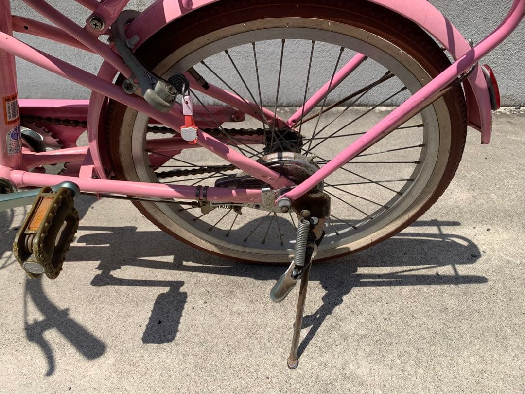 ダイワサイクル　自転車　20インチ　シルバーリング　SRC20 ピンク　女の子