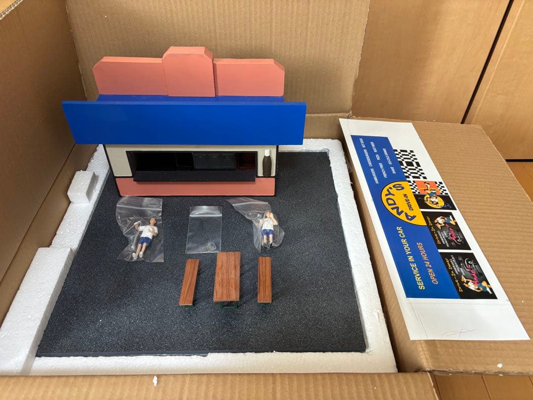 ミニカー American Diorama 1:24 Burger Stand Diora