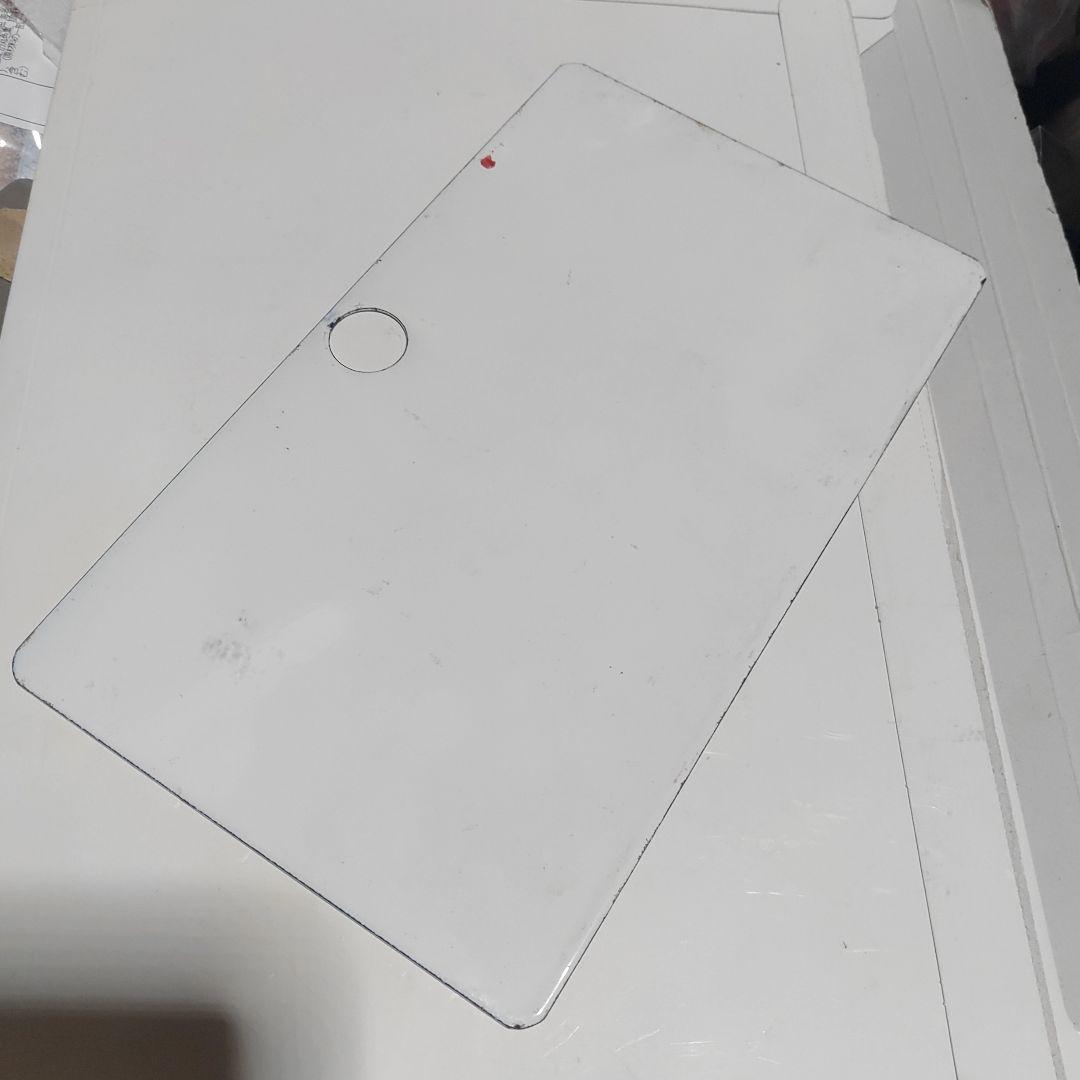 【鉄道サボ　愛称板】（表）白山　HAKUSAN（裏）白