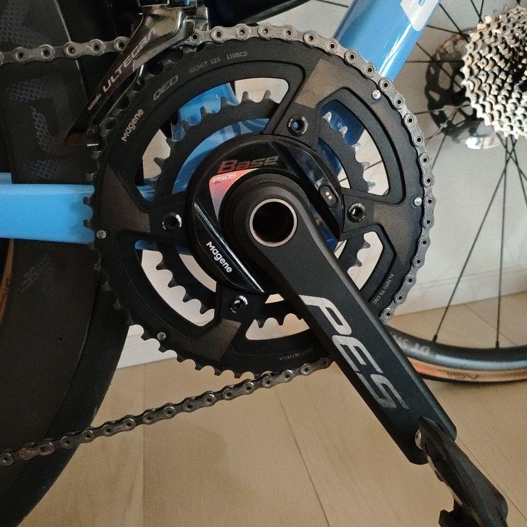 PES 505クランクセット パワーメーター チェーンリング付き