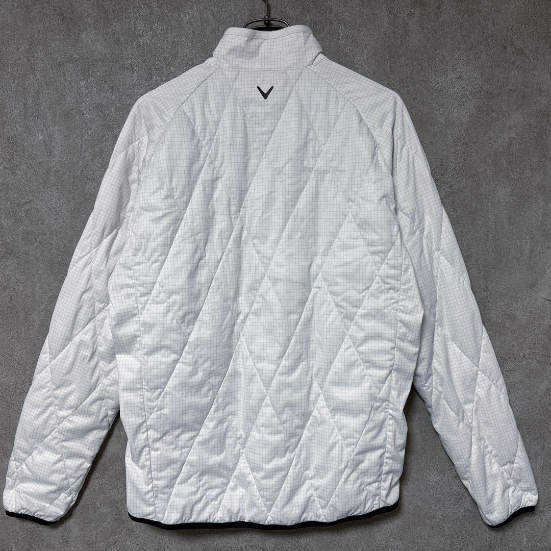 Callaway キャロウェイ 中わた フルジップ ジャケット ホワイト L