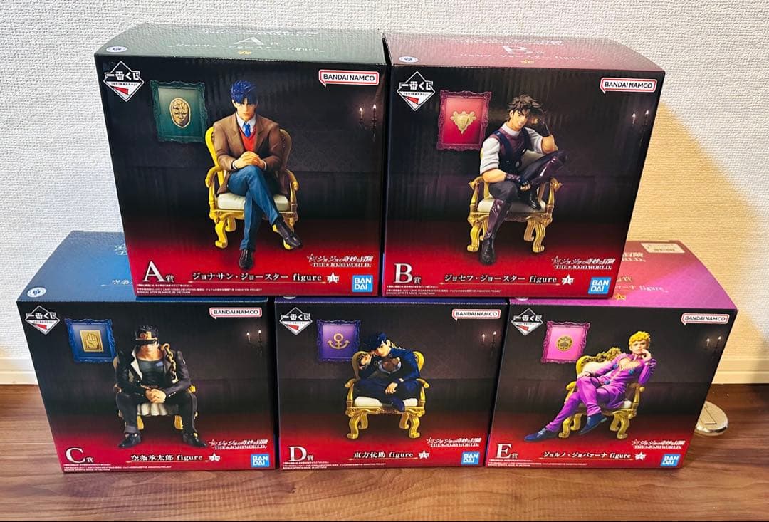ジョジョの奇妙な冒険 -THE★JOJO WORLD- フィギュア5種