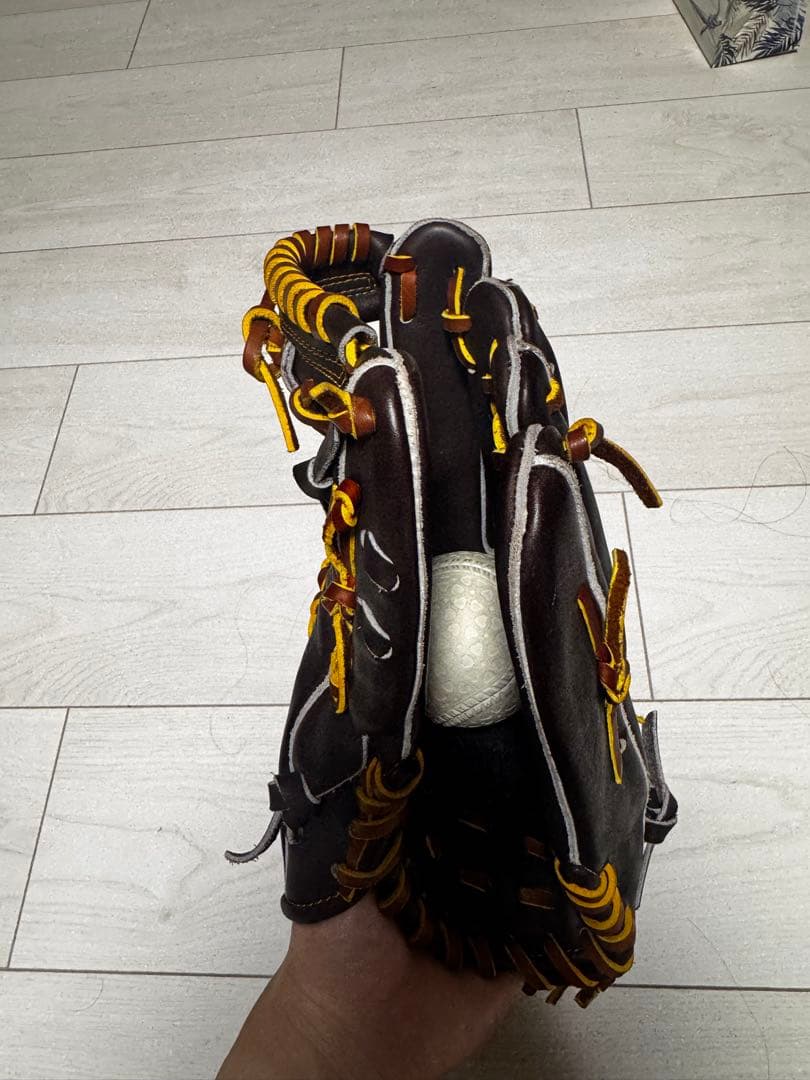 zeems ジームス 軟式グローブ ブラウン