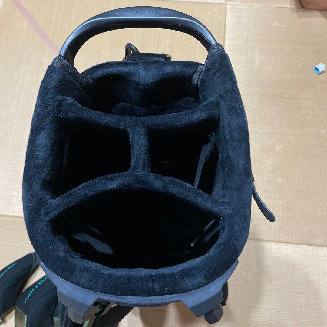 BRIEFING スタンド式ゴルフバッグ ブラック/グリーン