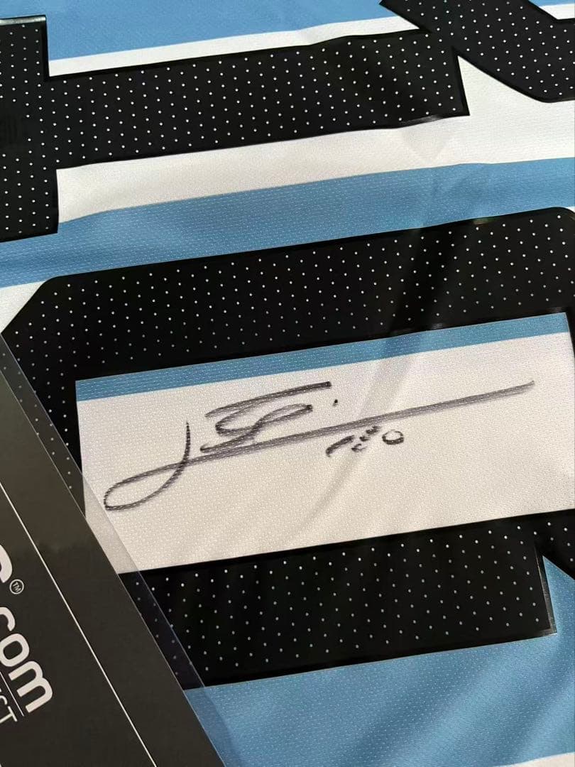 ICONSメッシ 直筆サイン入り ユニフォーム アルゼンチン代表 3 Stars