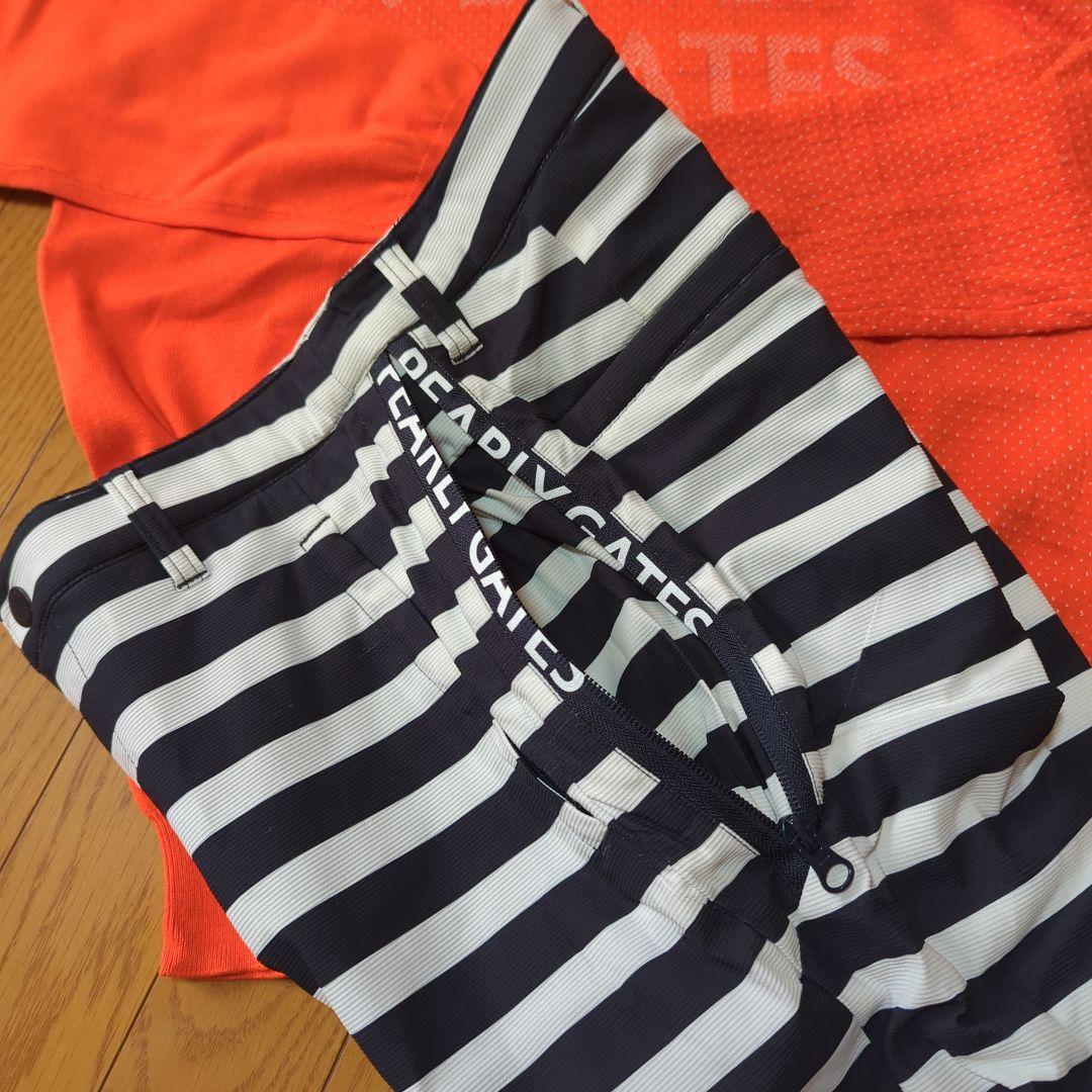 PEARLY GATES ☆ストレッチ有り☆ストライプパンツ