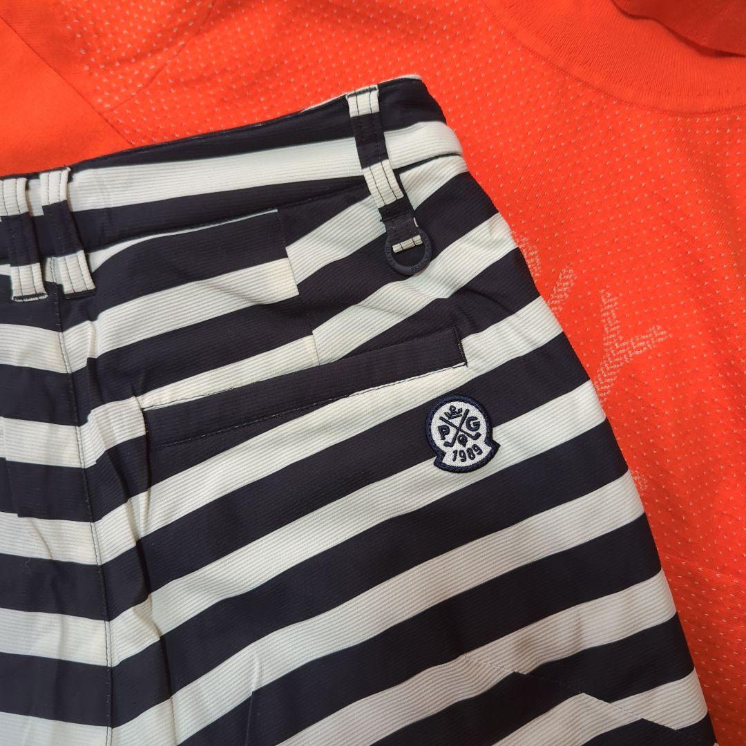 PEARLY GATES ☆ストレッチ有り☆ストライプパンツ