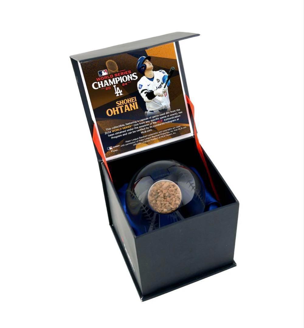 大谷翔平 ワールドシリーズチャンピオン クリスタルボール 土入り ドジャース