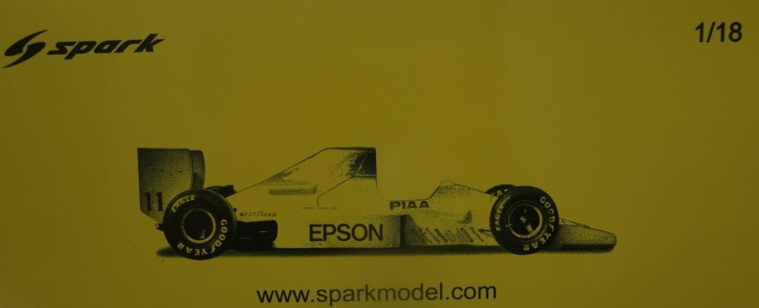 スパーク製　ロータス・ジャッド１０１　1／１８　１９８９イギリスGP　Ｎピケ仕様