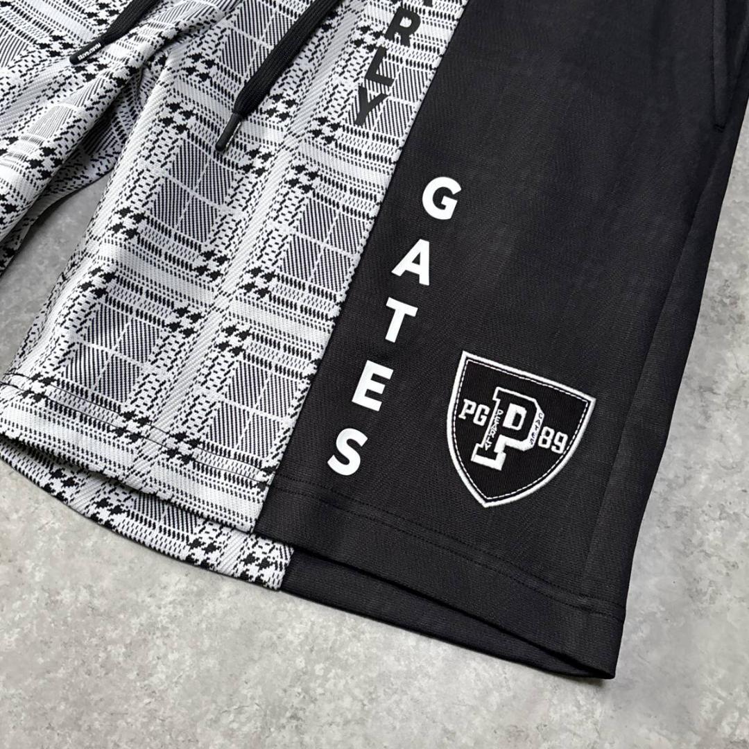 新品 2024年モデル パーリーゲイツ ハーフ ショート パンツ 4 黒 白