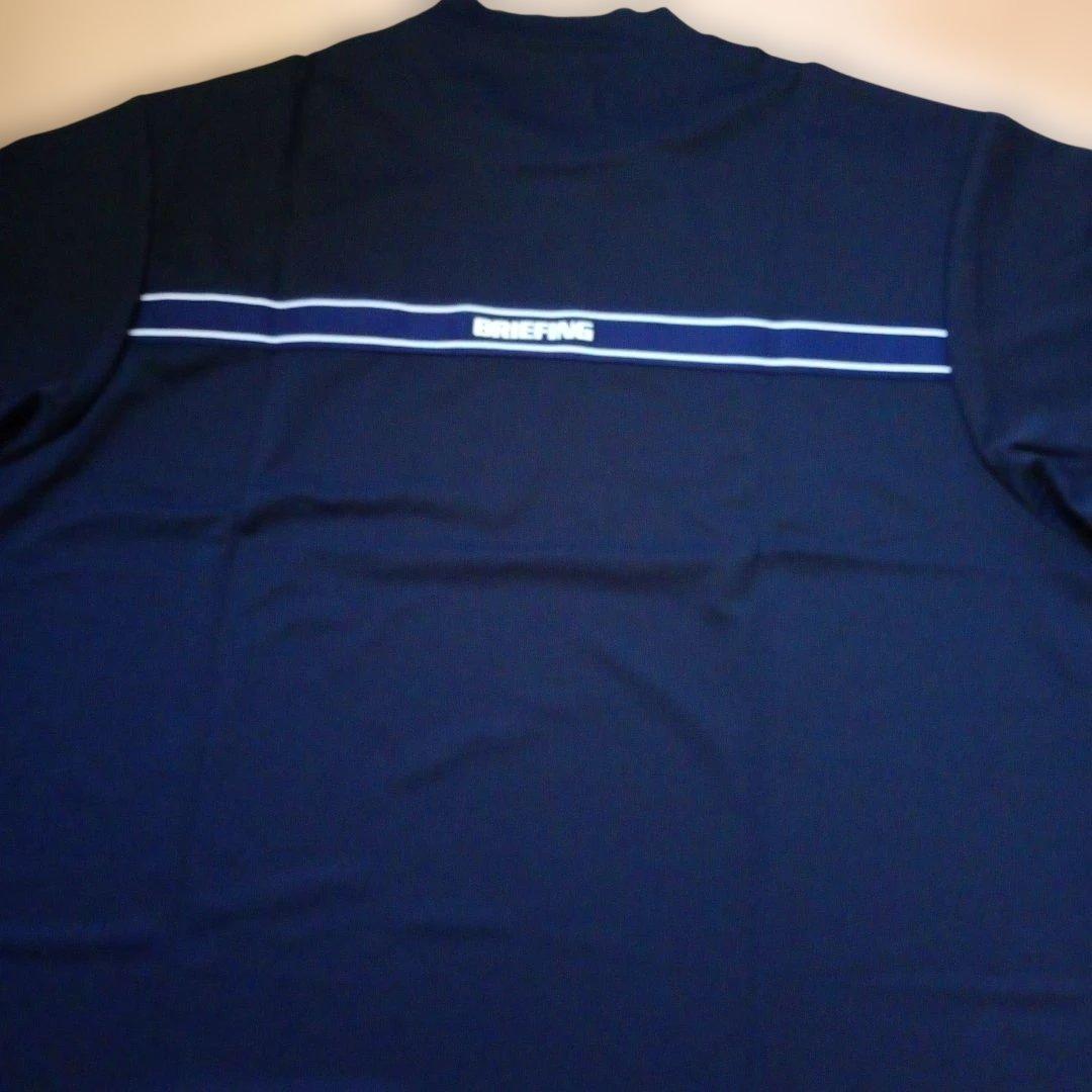 BRIEFING ネイビーシャツハイネックサイズL