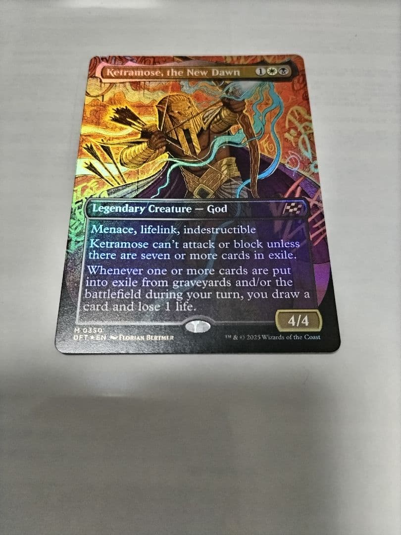 新たな夜明け、ケトラモーズ　拡張　英語　foil