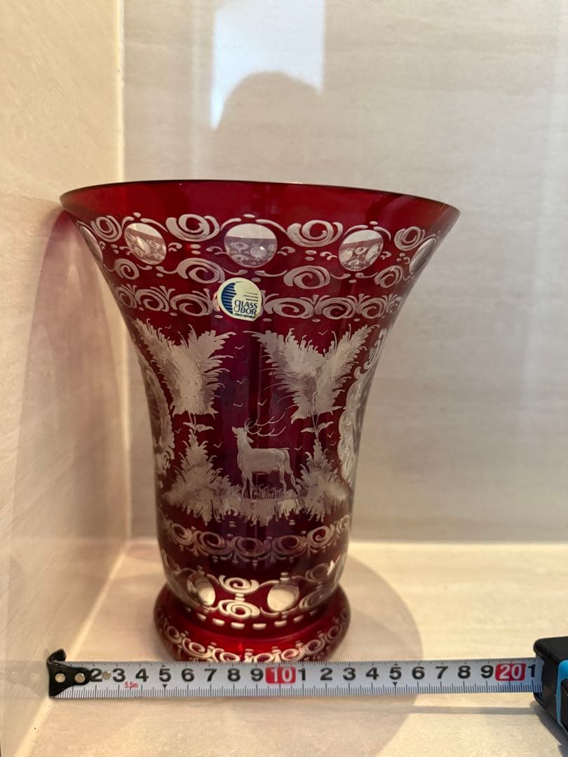 GLASS BOR ボヘミアガラス フラワーベース