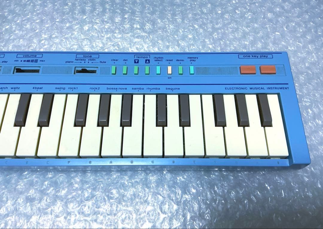 Casio PT-1☆ミニシンセサイザー☆ベビーブルー☆超レアカラー