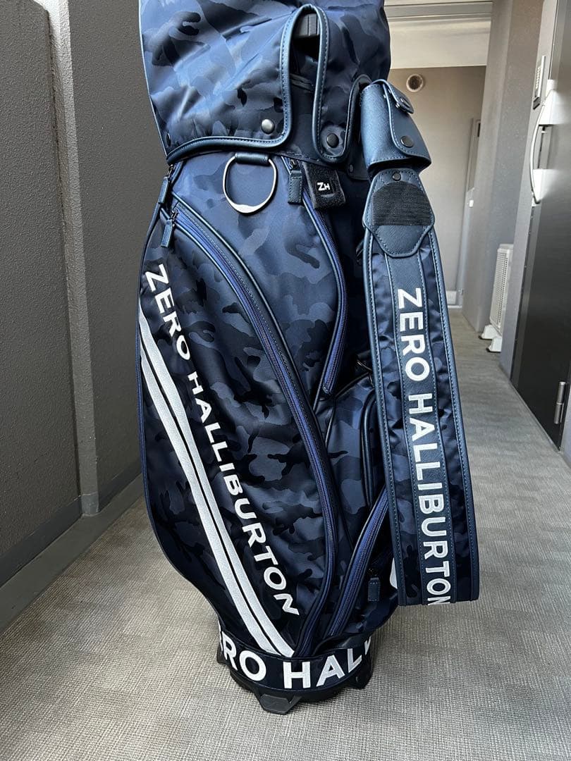 ZERO HALLIBURTON　キャディバッグ　Limonta　ネイビーカモ
