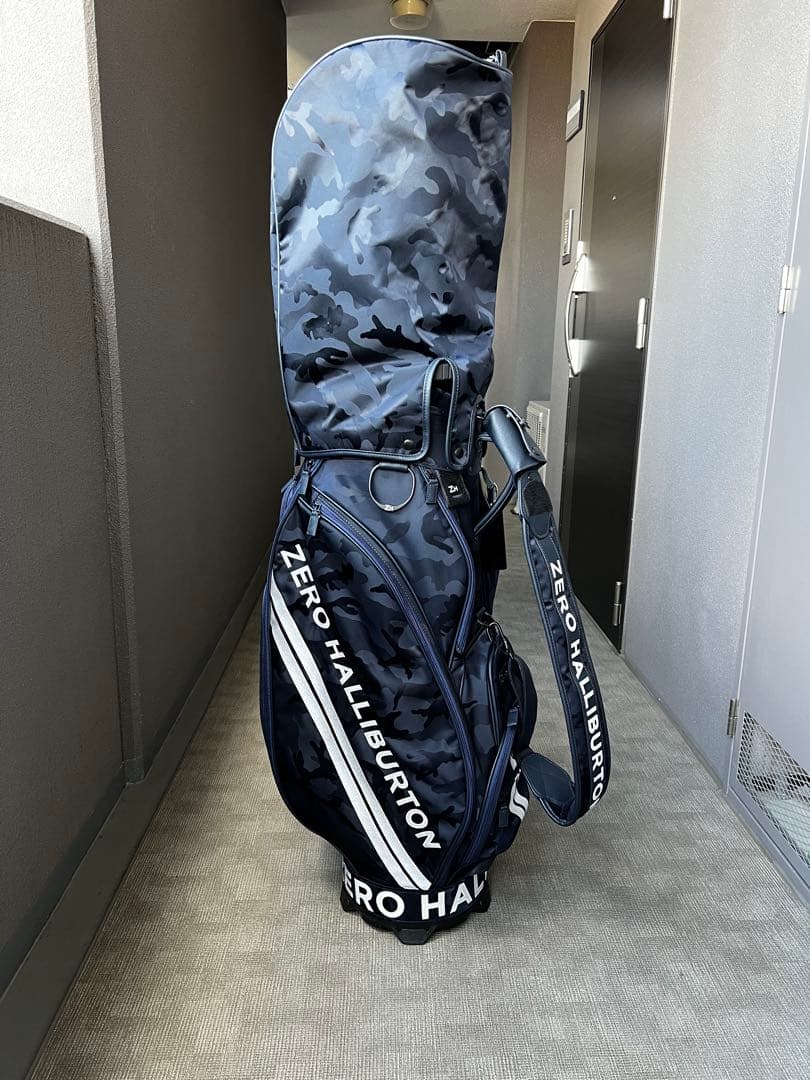 ZERO HALLIBURTON　キャディバッグ　Limonta　ネイビーカモ