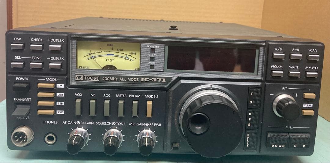 icom IC-３７１　トランシーバー　電源ケーブル付属