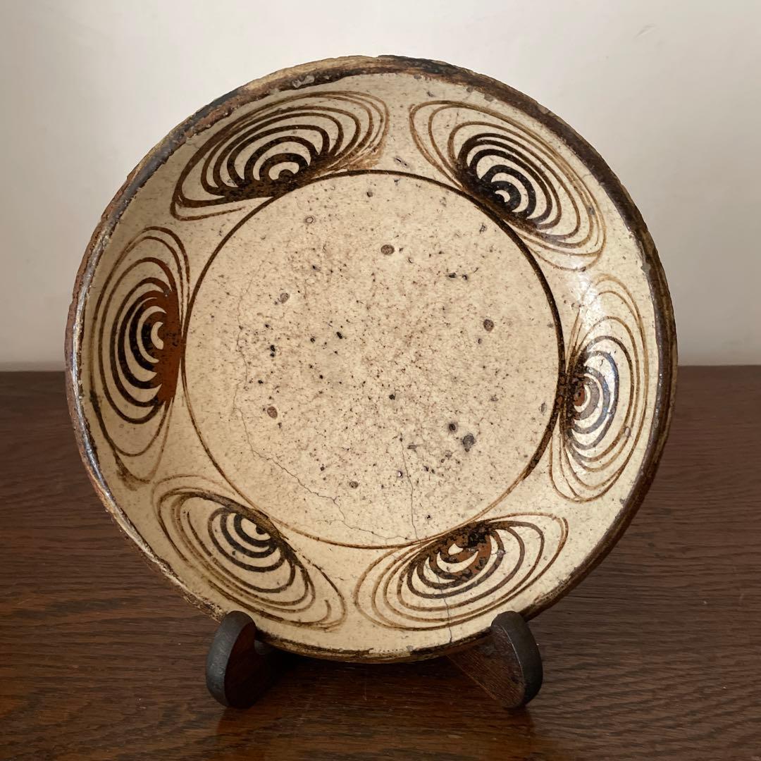 瀬戸　馬の目皿　大皿　皿