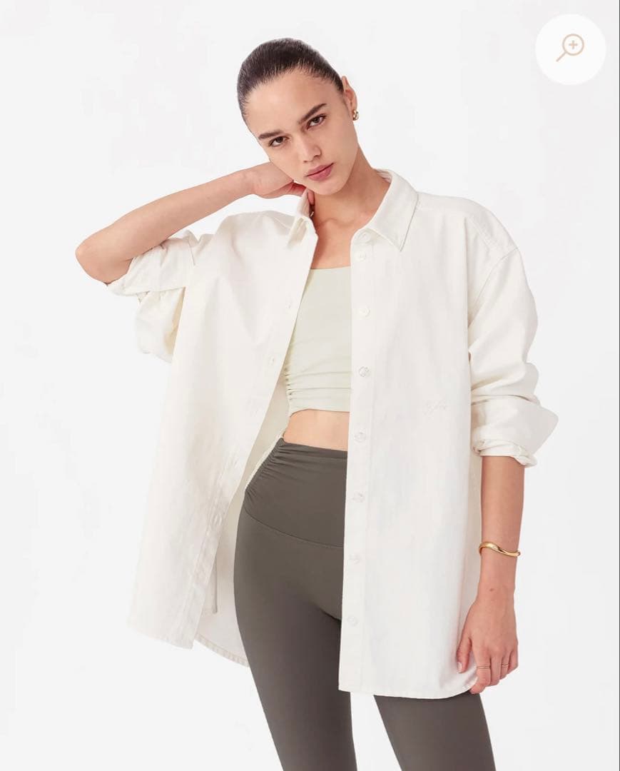 ヨガ・ピラティス NYLORA LILY TOP in BONE