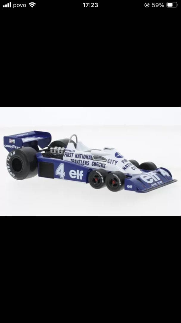 日本未発売　ビッグスケールF1コレクションtyrrell P34 /2 1/24