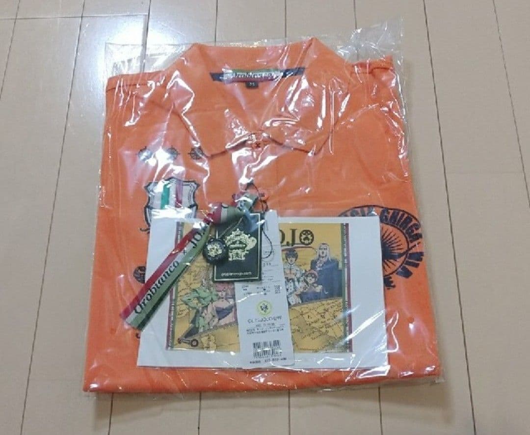 ジョジョ オロビアンコ コラボ ポロシャツ ナランチャ Mサイズ