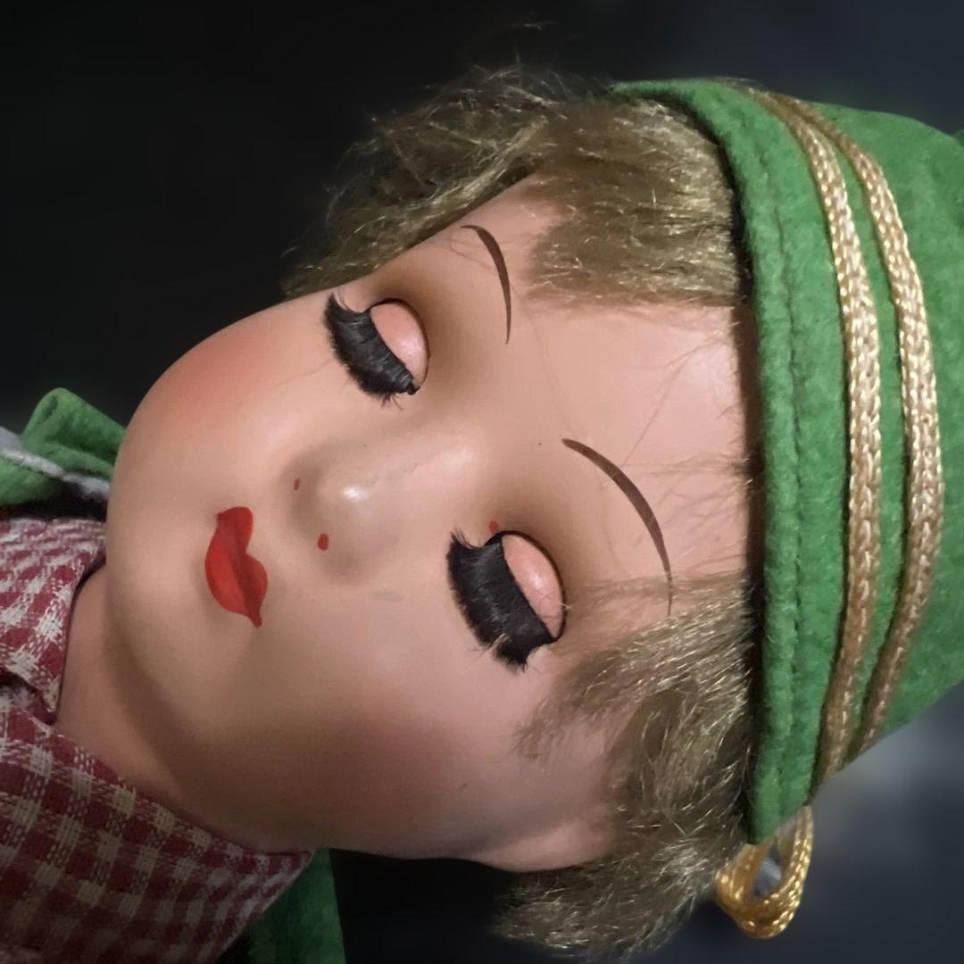 ドイツ　ヴィンテージ人形　アンティーク　オブジェ　コレクション　昭和レトロ