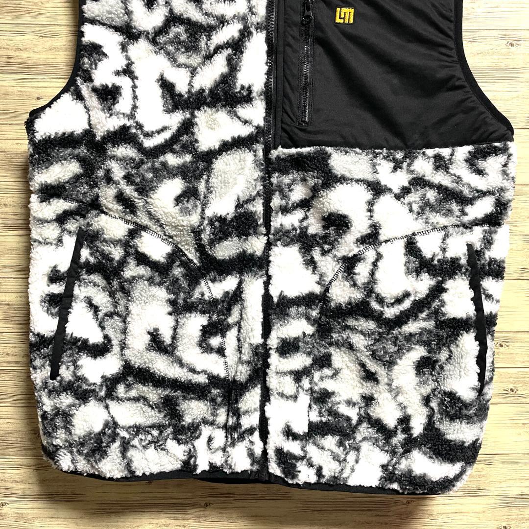 【フォロー割】 美品 ラウドマウス 裏蓄熱ボアフリースベスト 中綿 メンズ XL