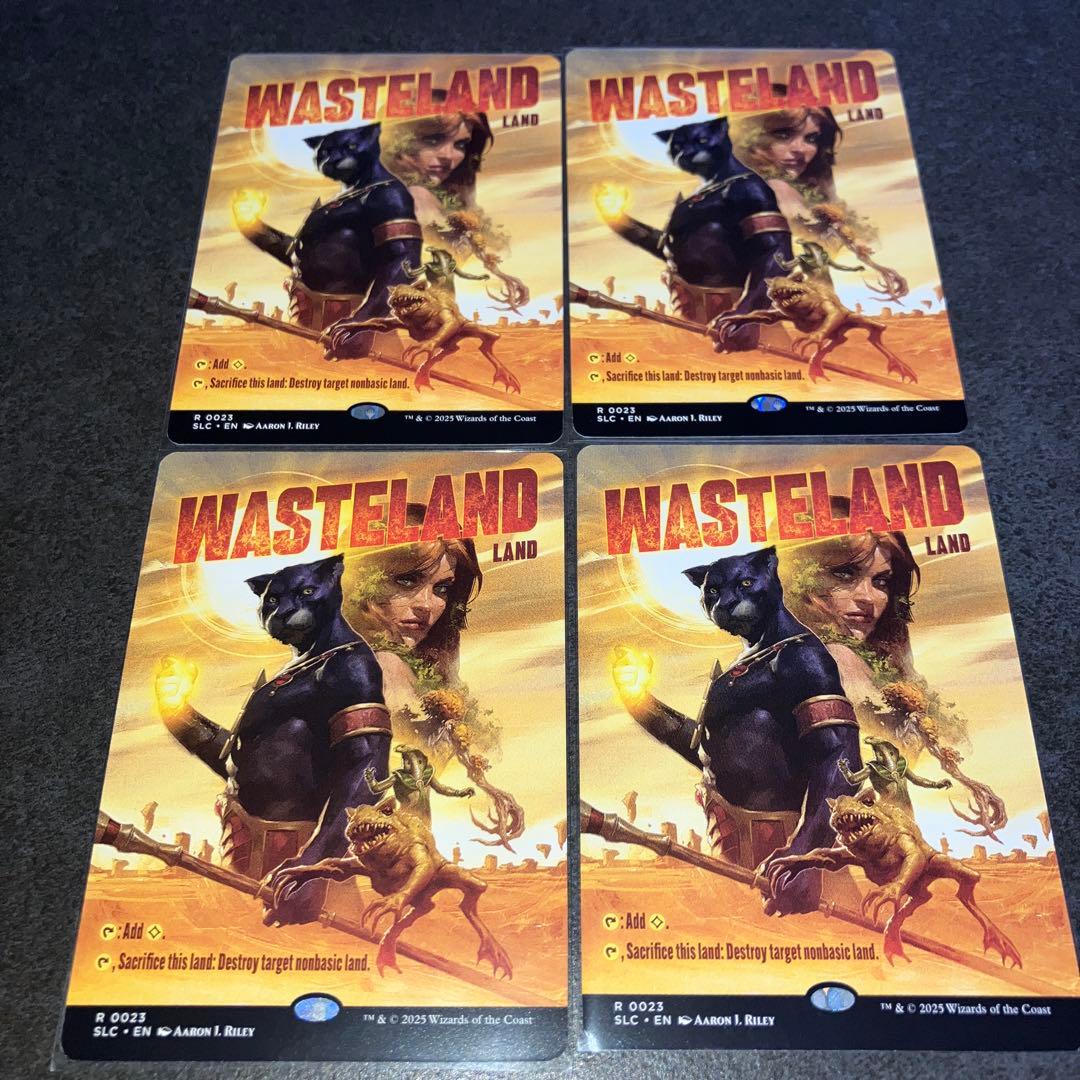 l*g様 不毛の大地　4枚セット　non foil 英語　MTG