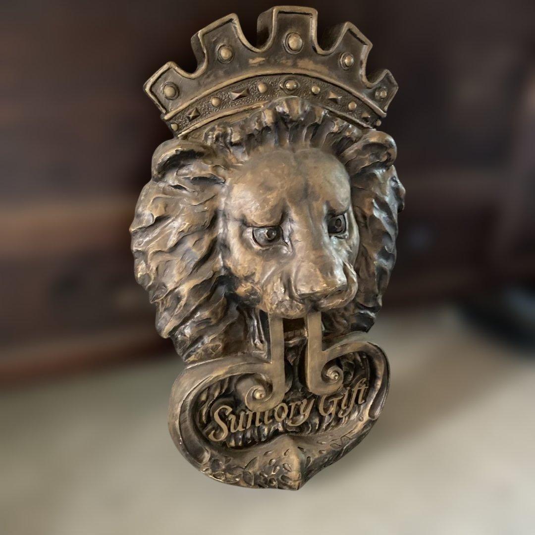 サントリーギフト ライオン レリーフ看板 昭和レトロ　珍品　当時物