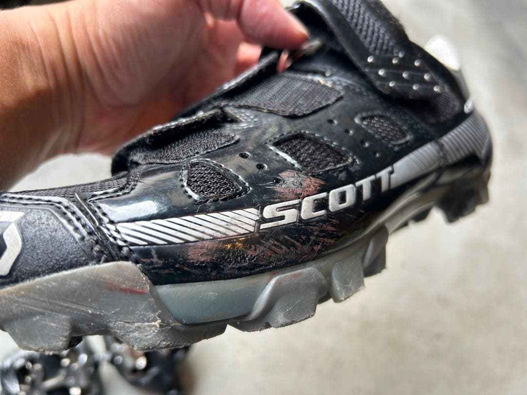 MTB scott comp ビンディングシューズ 25cm ペダルクリート付