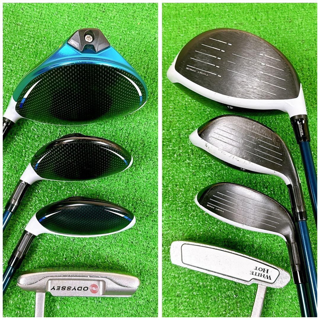 【レフティ】 テーラーメイド SiM2 MAX メンズクラブセット 11本 S