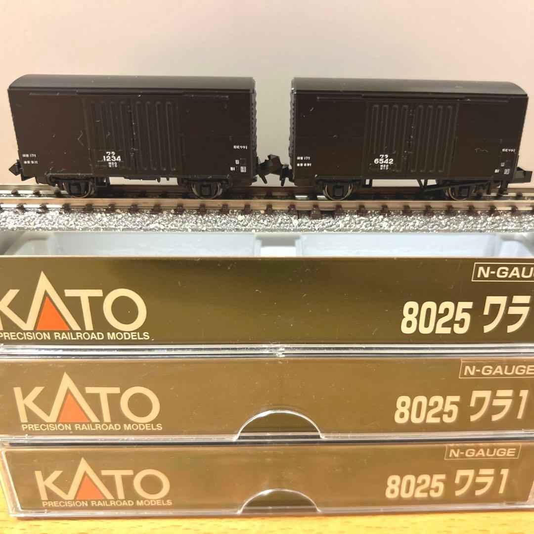 KATO 貨車 8029 ワム90000 2両・8025ワラ1×3両