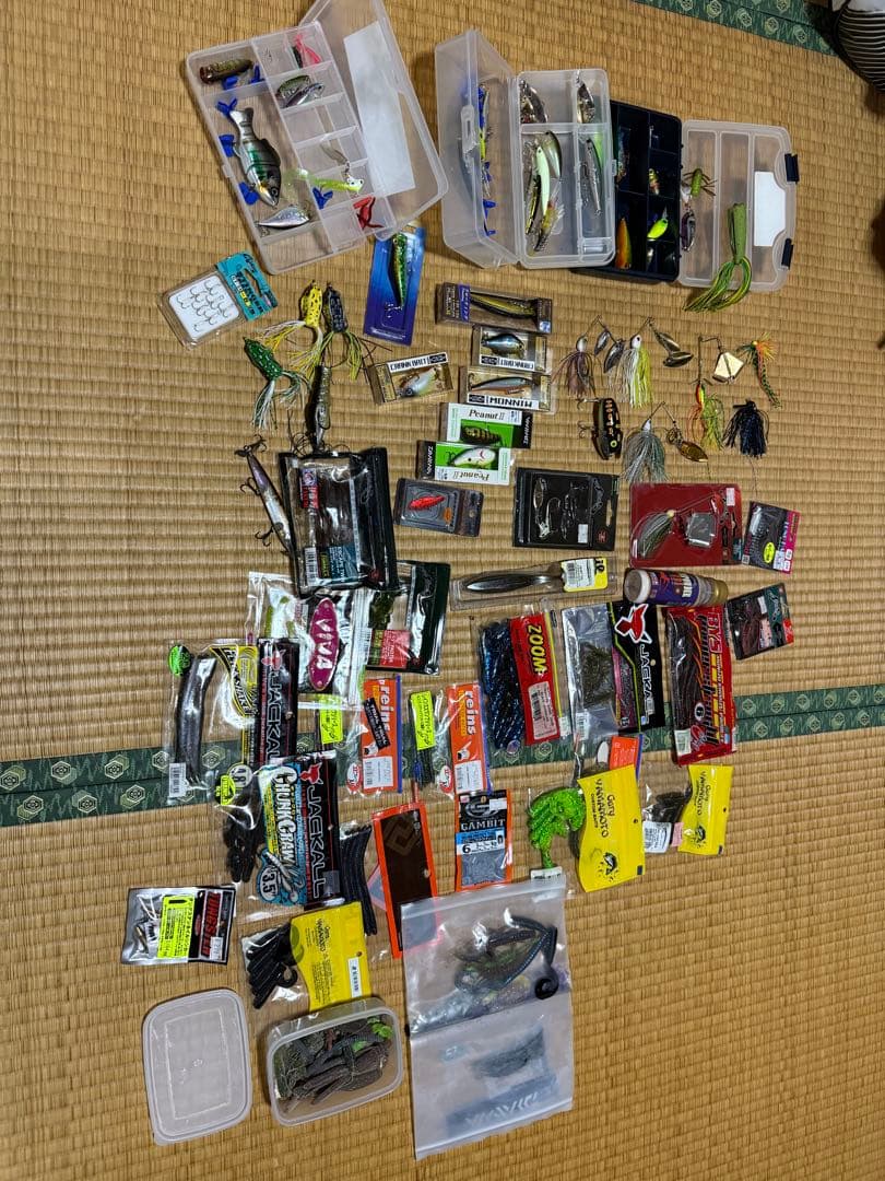 バス釣り引退セット　ルアー、ワーム