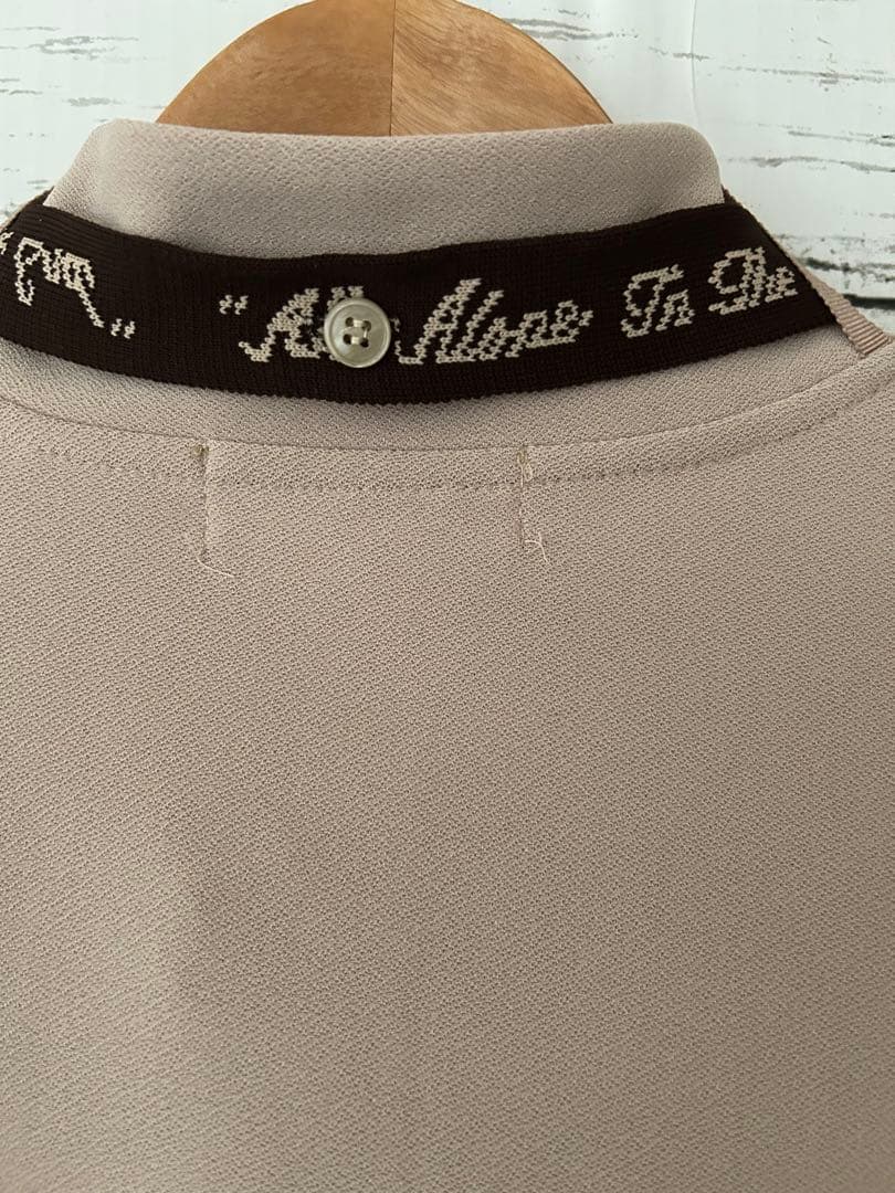 レディースゴルフウェアセットアップ　Lサイズ ベージュ