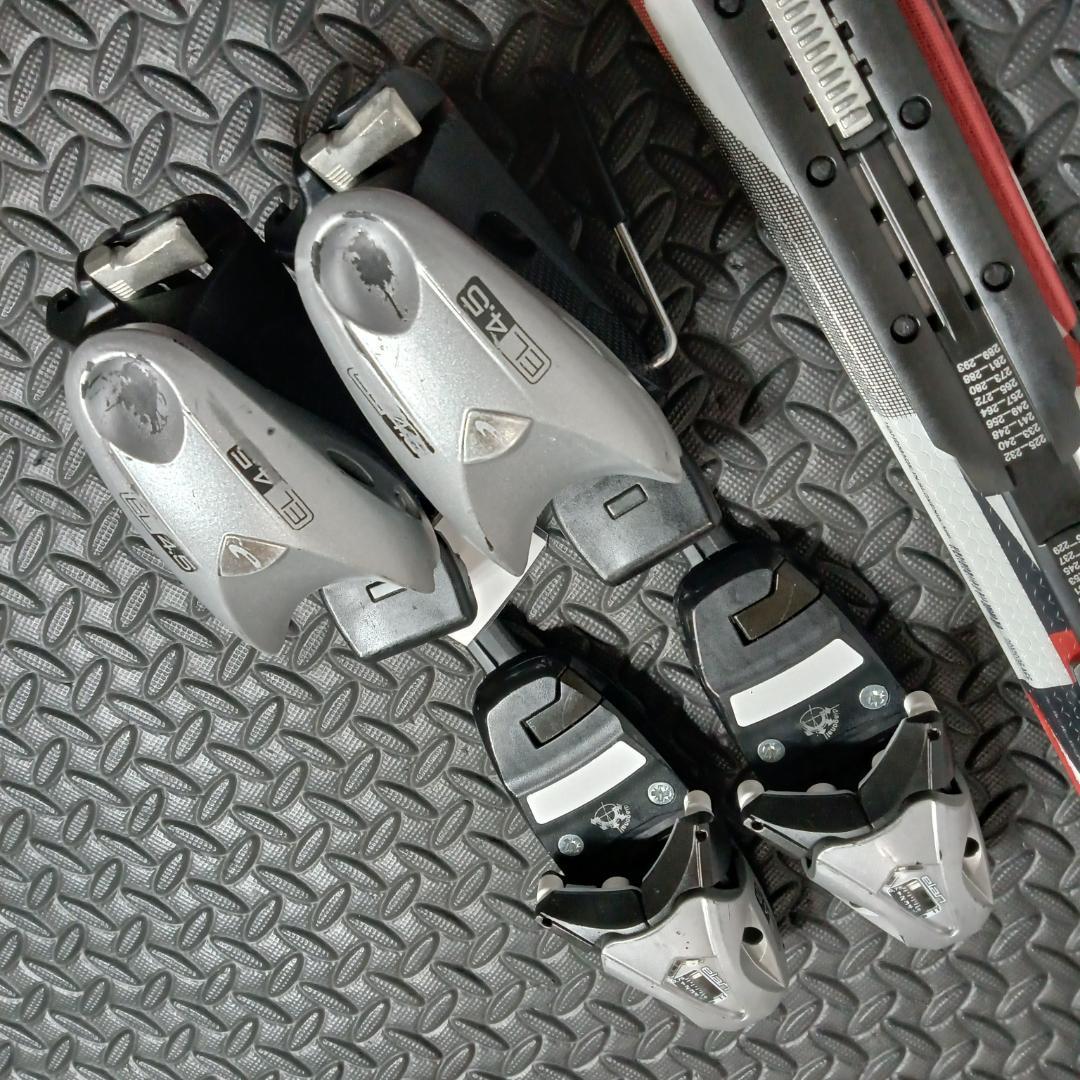 【100cm】未使用 エラン ELAN ジュニアスキー板 と中古ビィンディング