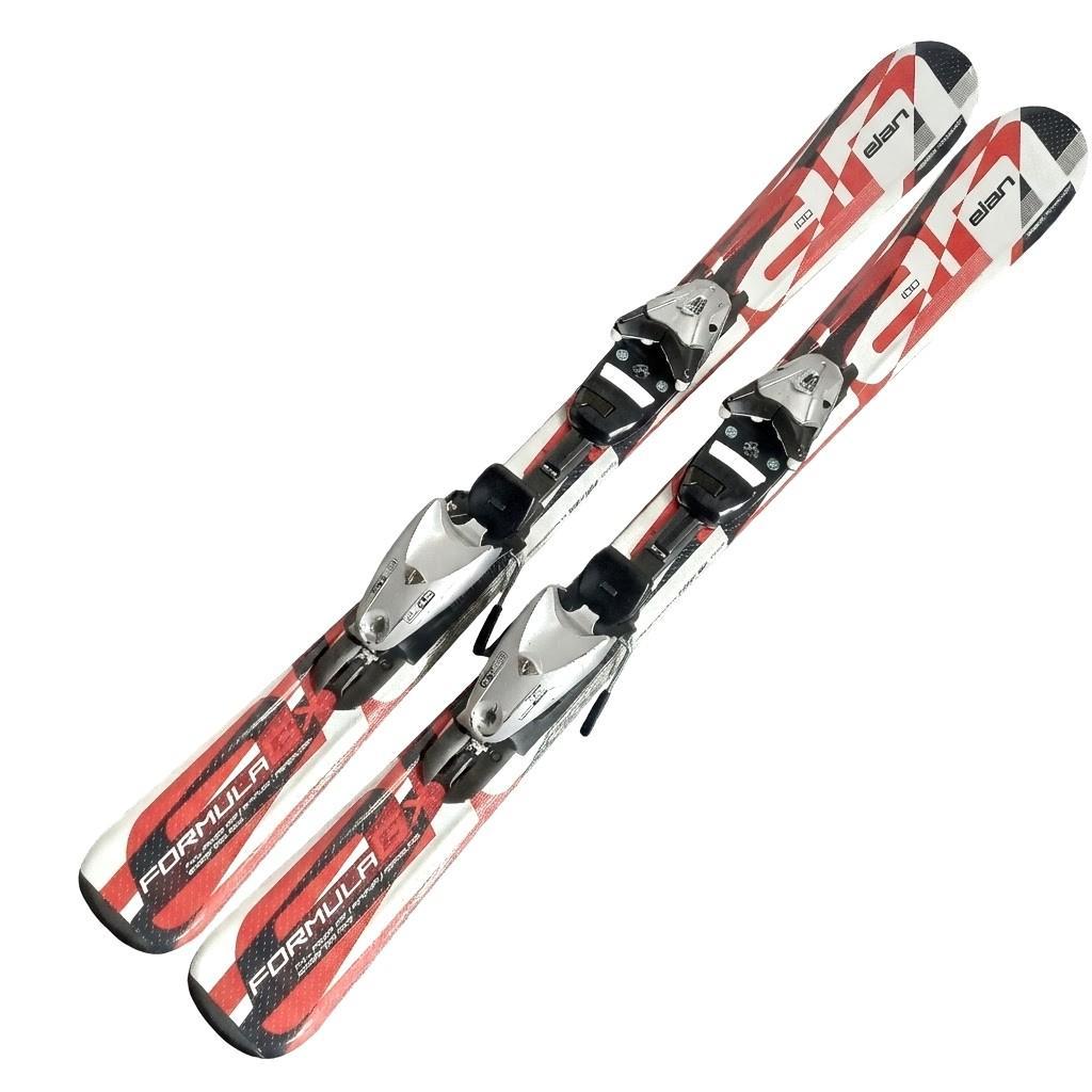 【100cm】未使用 エラン ELAN ジュニアスキー板 と中古ビィンディング